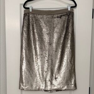 Banana Republic Sequin Pencil Skirt